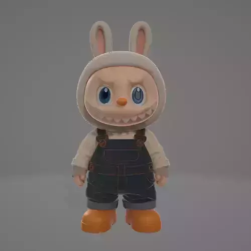 Labubu Overalls 3D print model