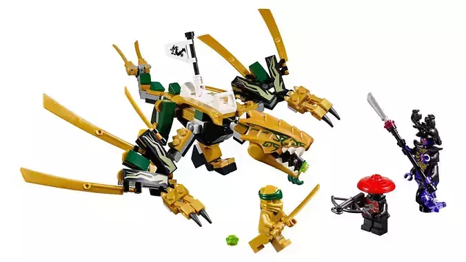 TwindBricks3D - 70666 - The Golden Dragon