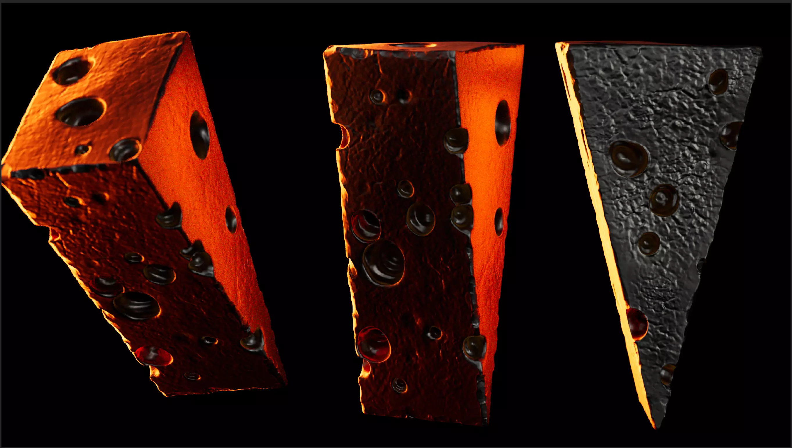 Cheese Bites 3D model_7