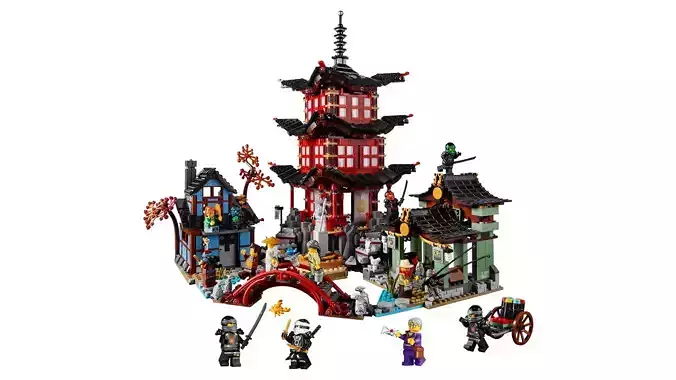 TwindBricks3D - 70751 - Temple of Airjitzu 3D print model