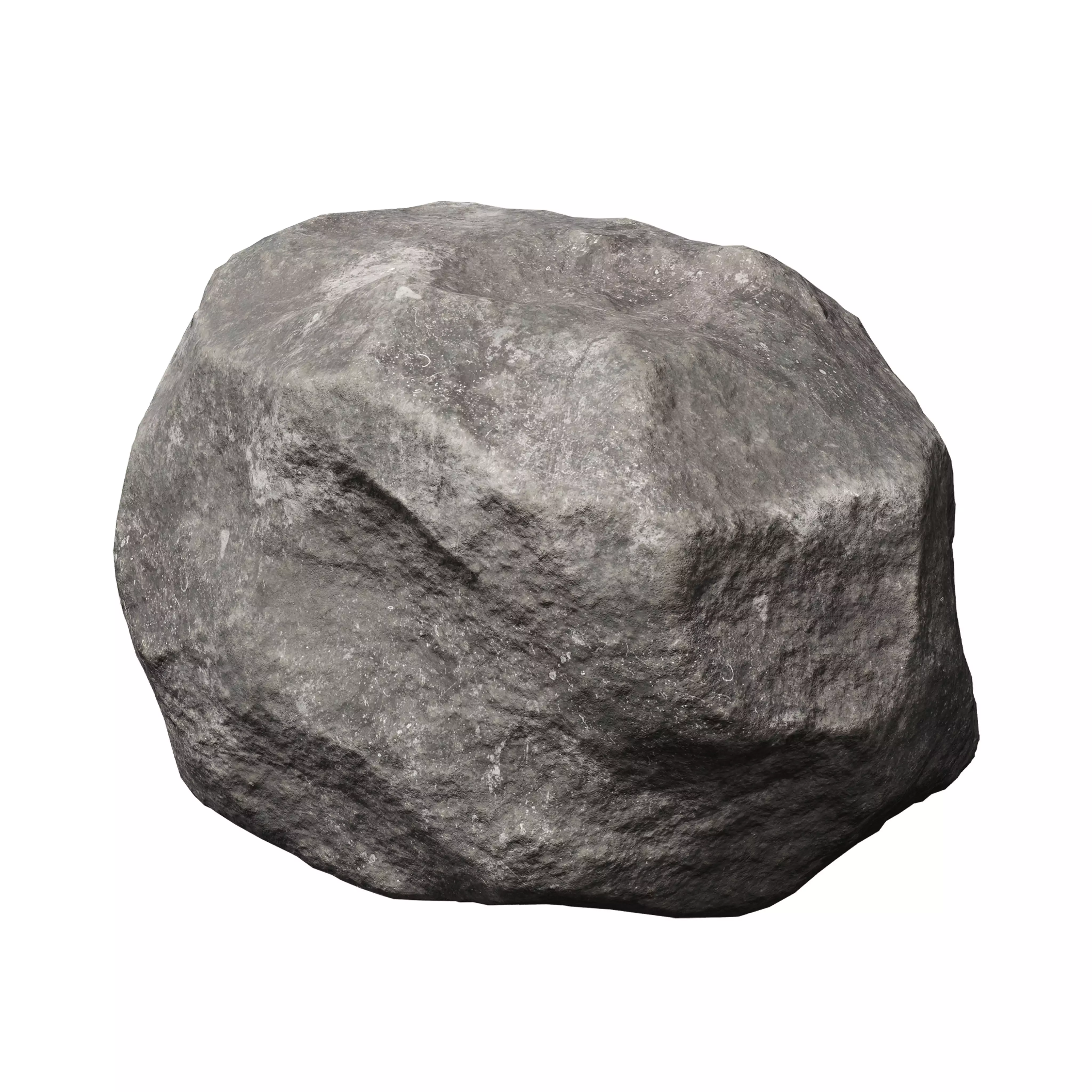 Low Poly Rocks Set 08 3D model_2