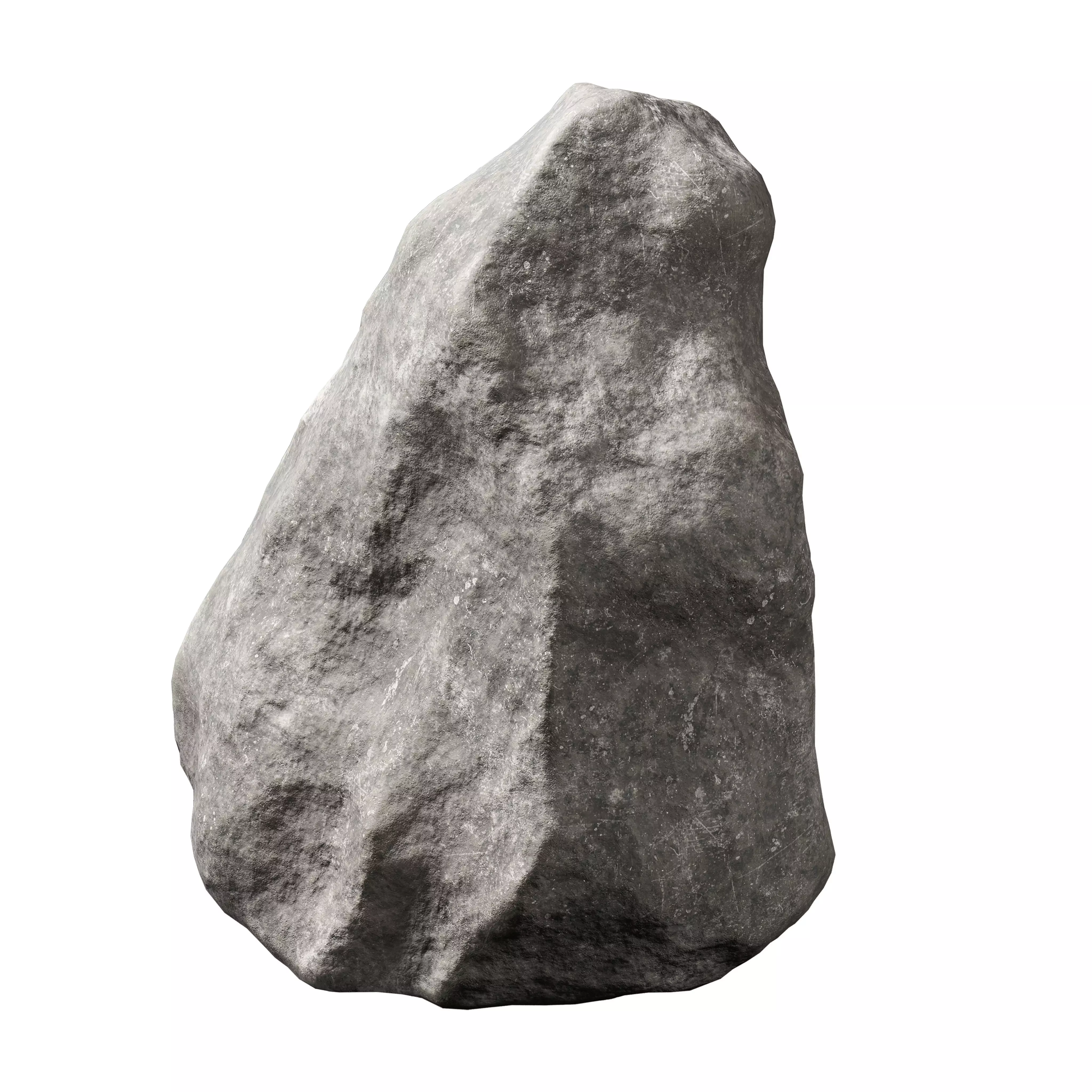 Low Poly Rocks Set 08 3D model_3