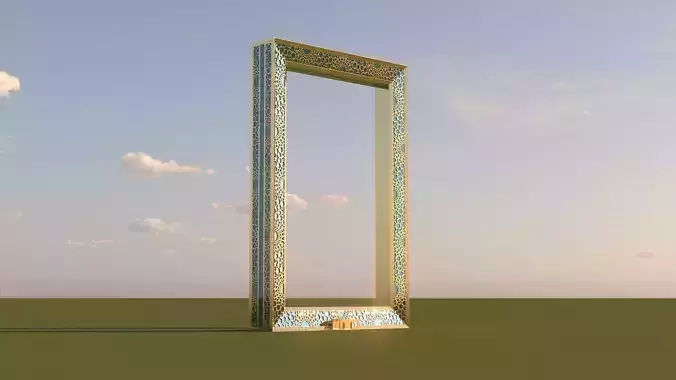 Dubai Frame Zabeel Park Ultra Realistic Detailed