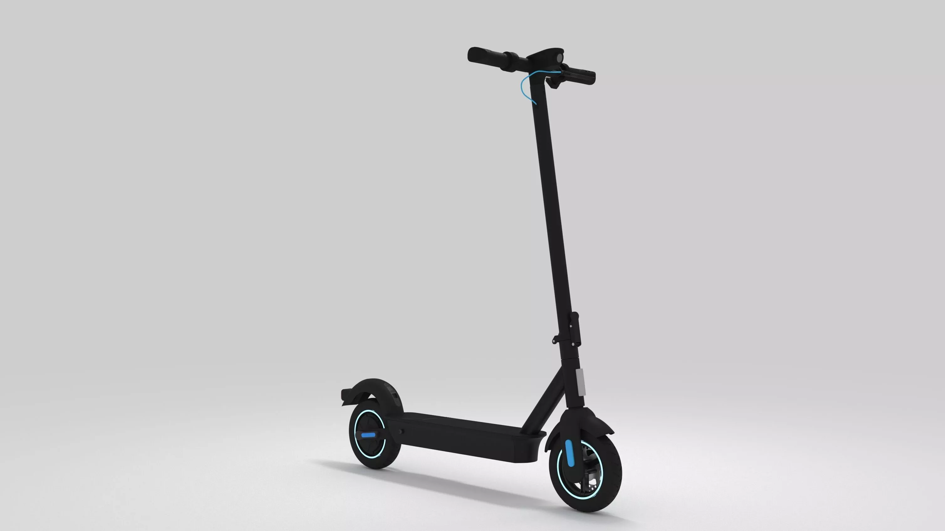 Electric Scooter Realistic 3D model