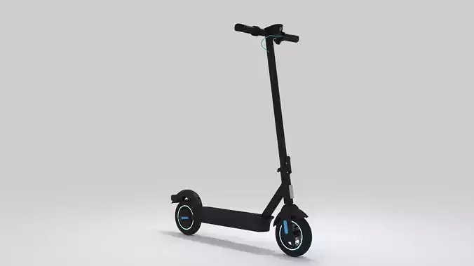 Electric Scooter Realistic 3D model