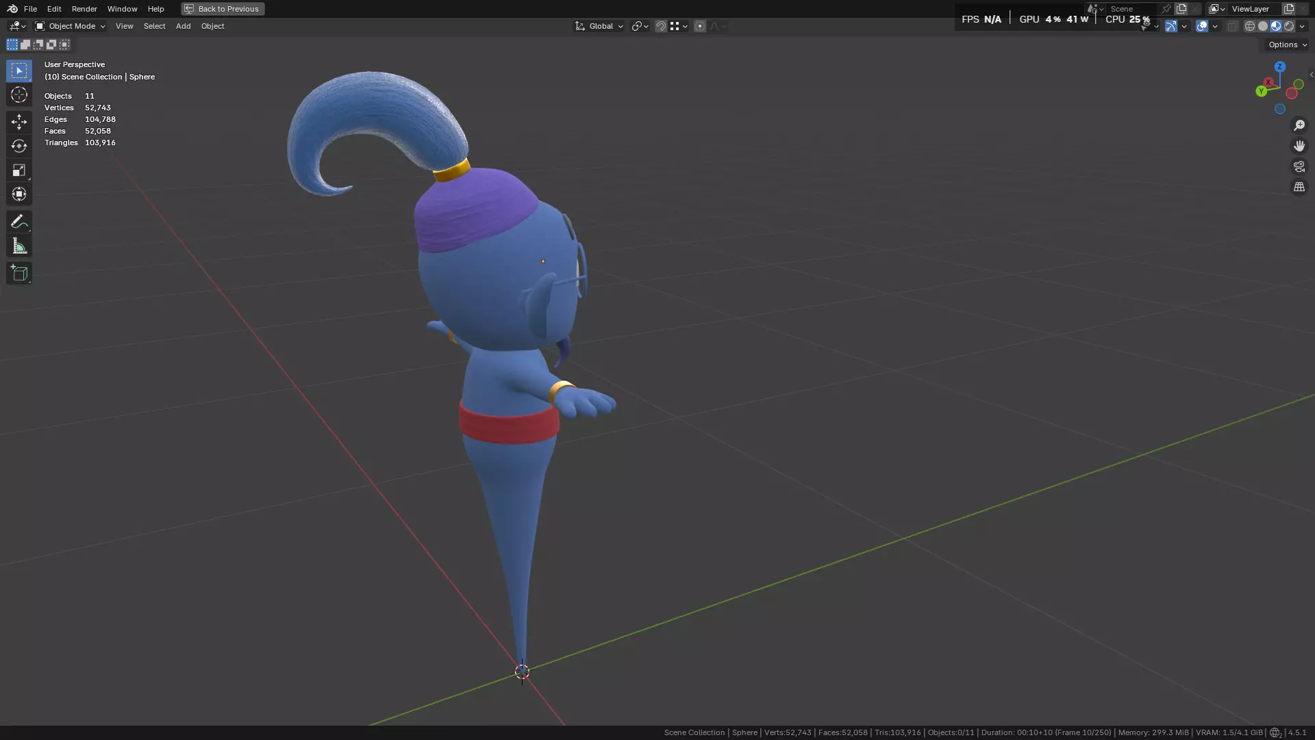 Genie Rig Character 3D model_24