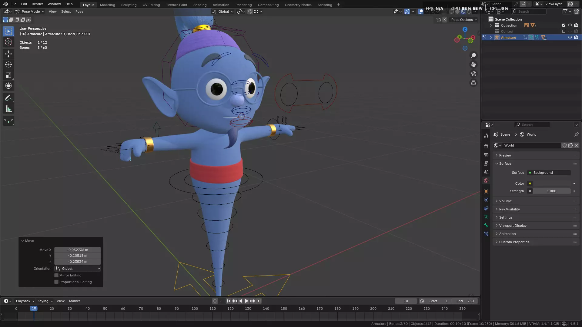 Genie Rig Character 3D model_31