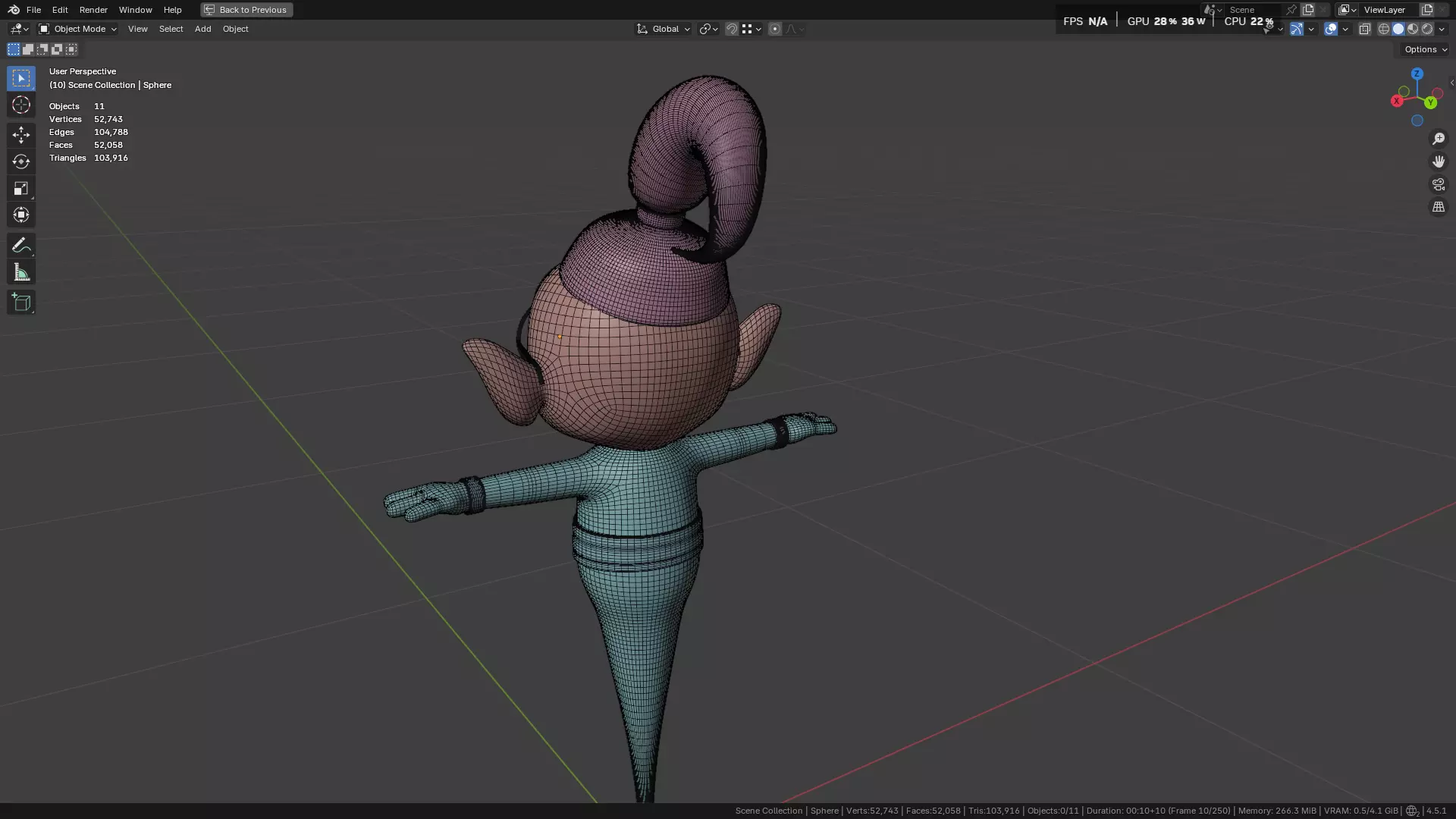 Genie Rig Character 3D model_14
