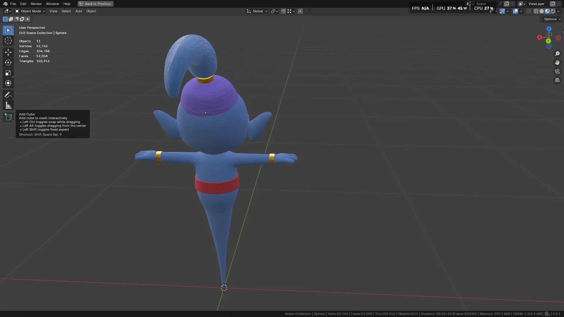 Genie Rig Character 3D model_23