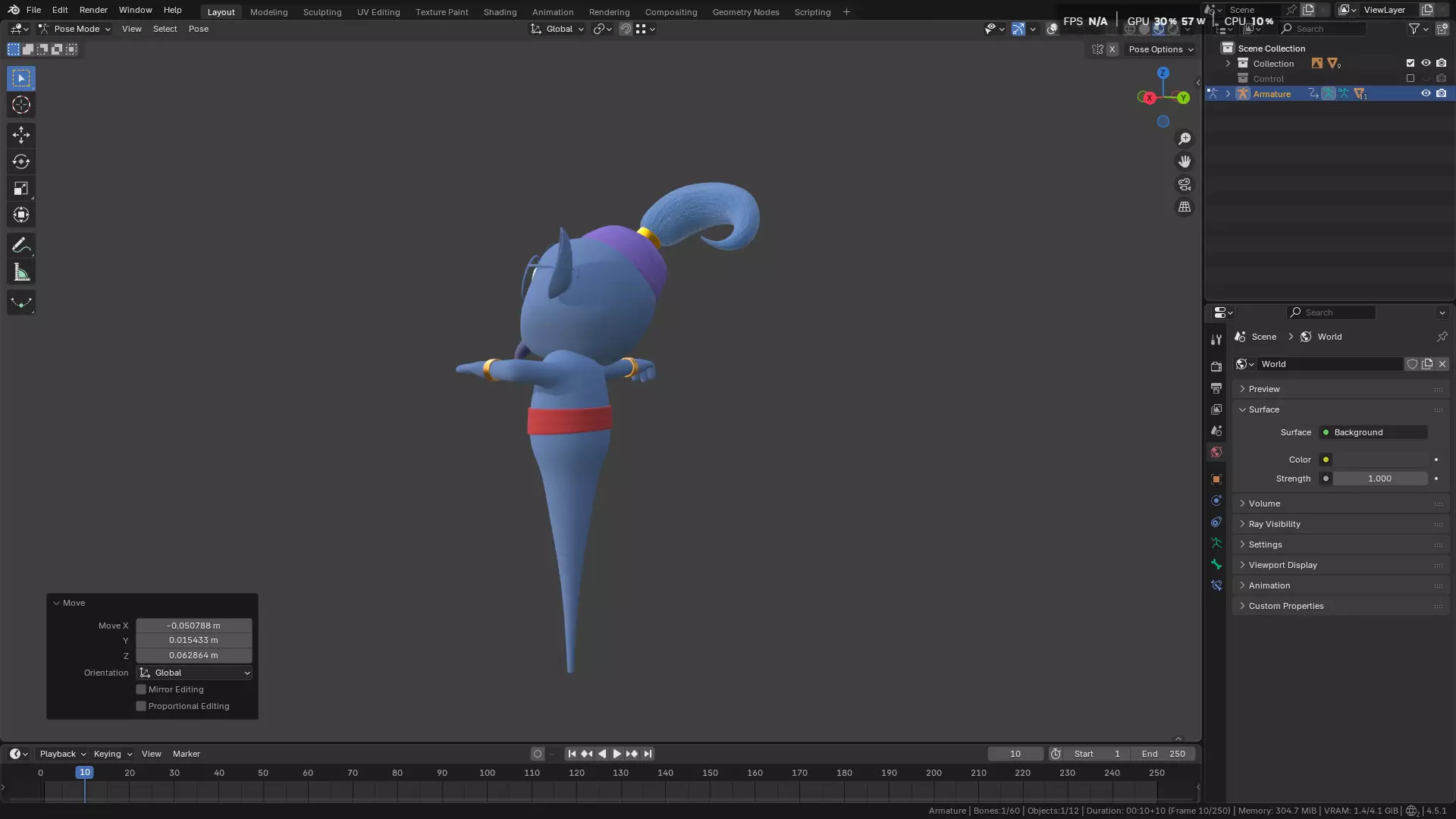 Genie Rig Character 3D model_36
