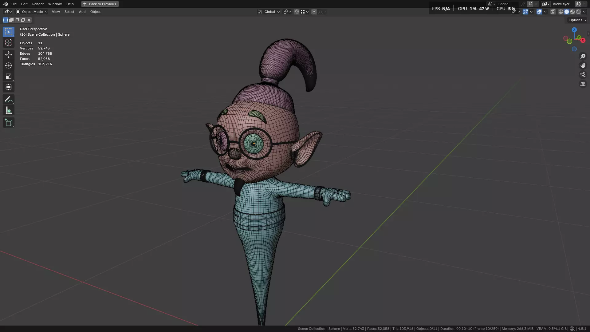 Genie Rig Character 3D model_13
