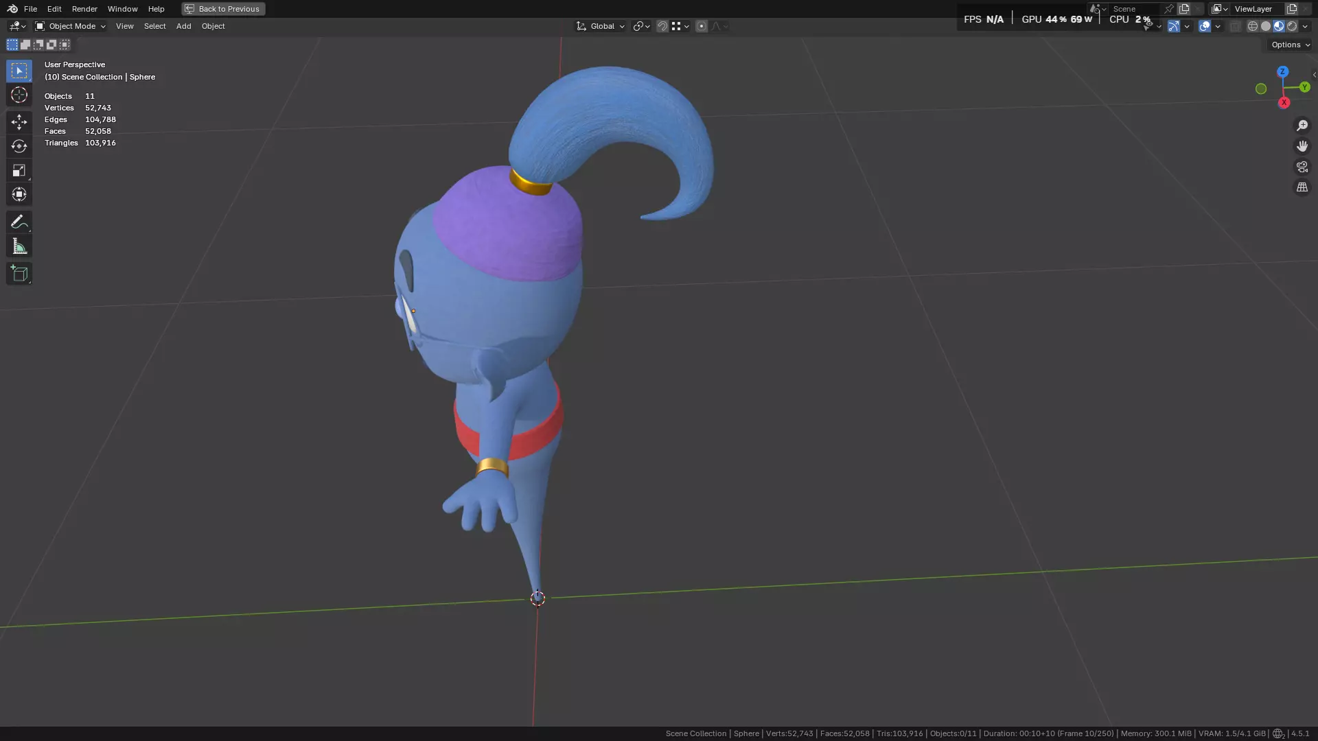 Genie Rig Character 3D model_27