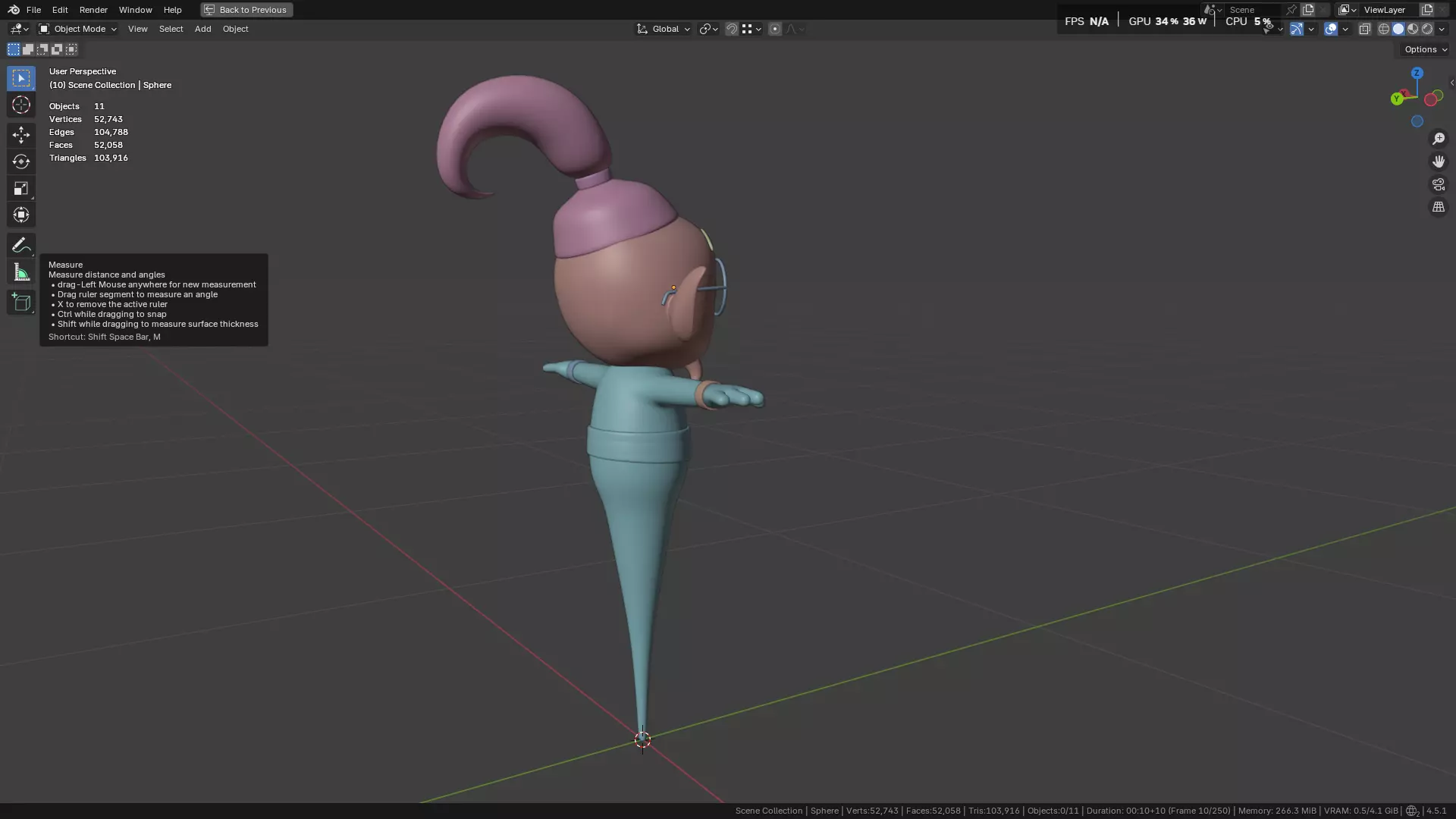 Genie Rig Character 3D model_6