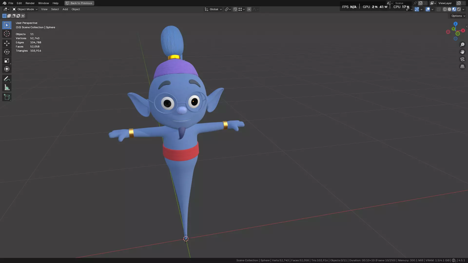 Genie Rig Character 3D model_25