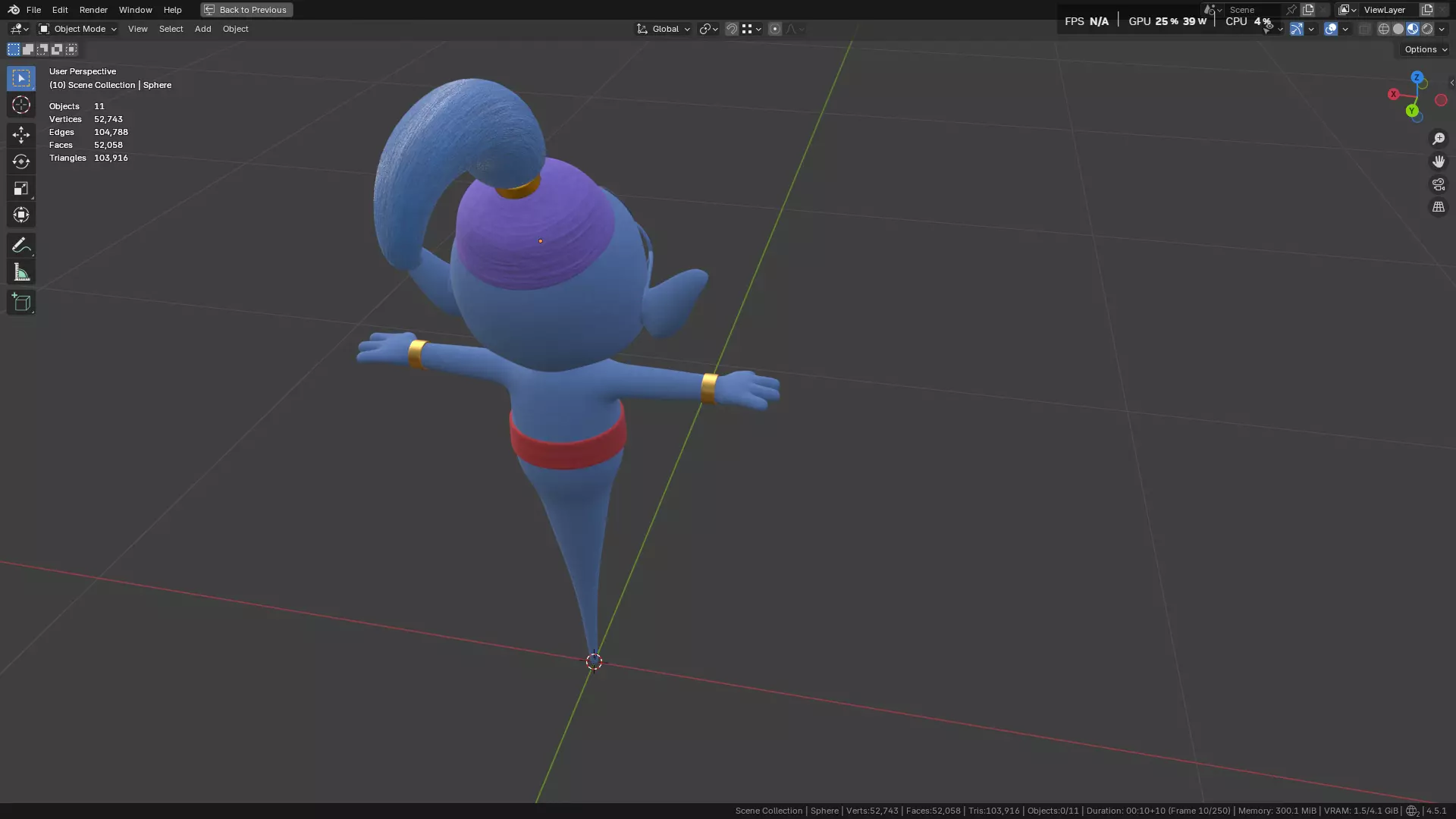 Genie Rig Character 3D model_28