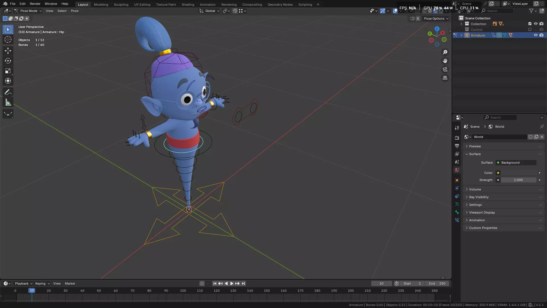 Genie Rig Character 3D model_30