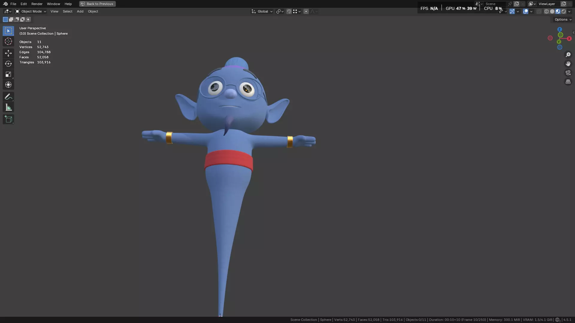 Genie Rig Character 3D model_26