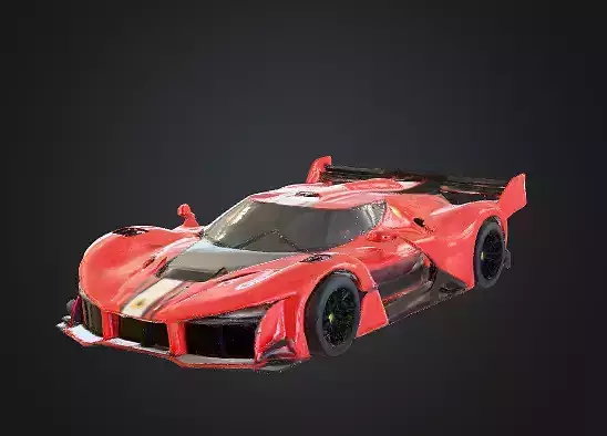 High-Performance Sports Car Concept 