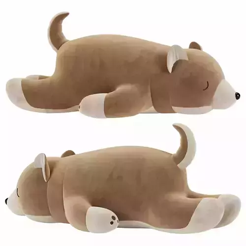 Shiba Dog Slepping Plush toy