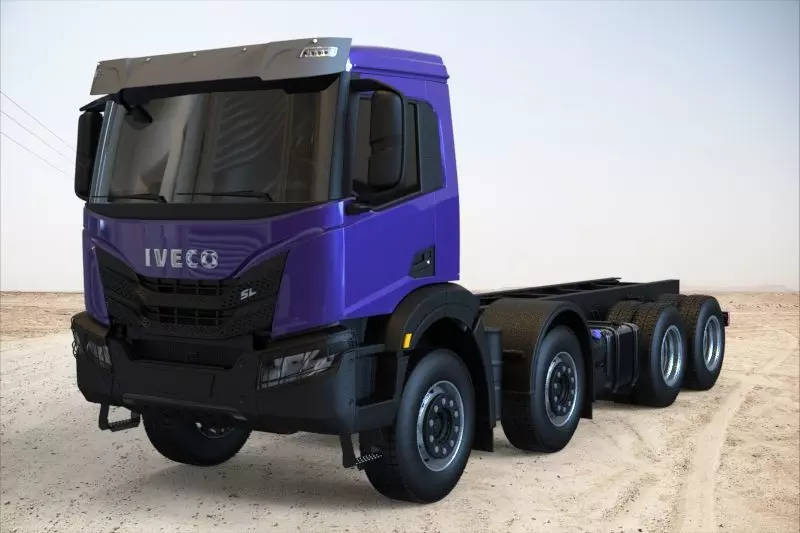 Iveco Truck Low-poly 3D model