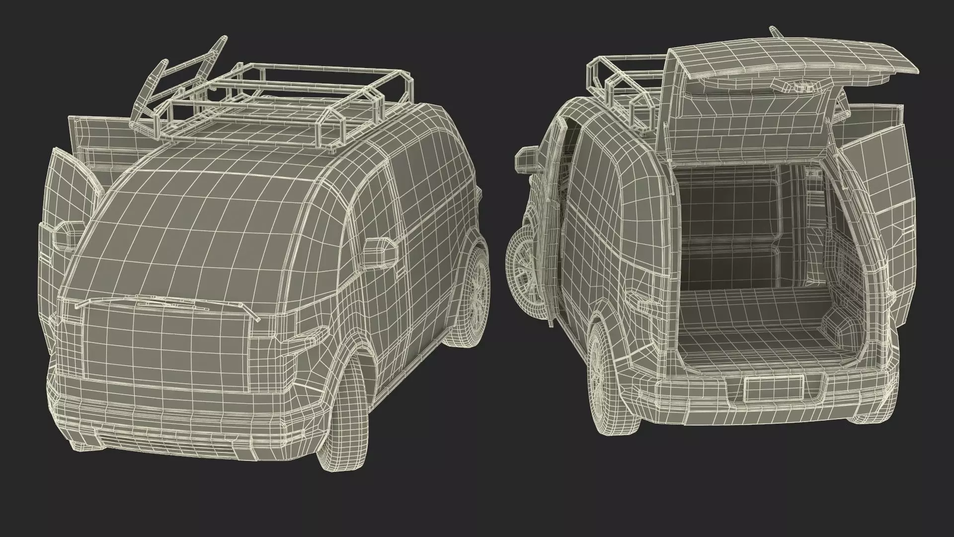 Minibus Electric White Rigged for Maya 3D model_42