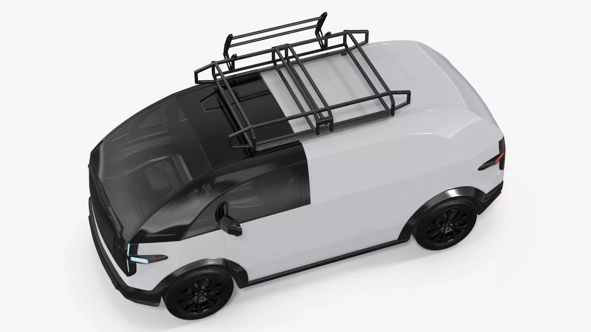 Minibus Electric White Rigged for Maya 3D model_18