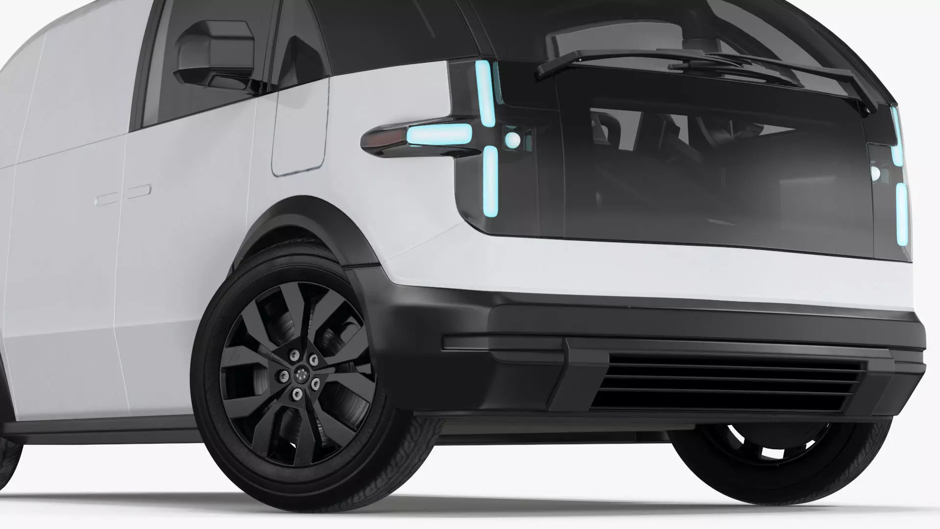 Minibus Electric White Rigged for Maya 3D model_25