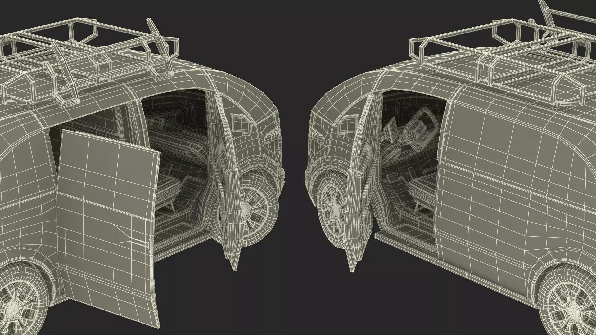 Minibus Electric White Rigged for Maya 3D model_53