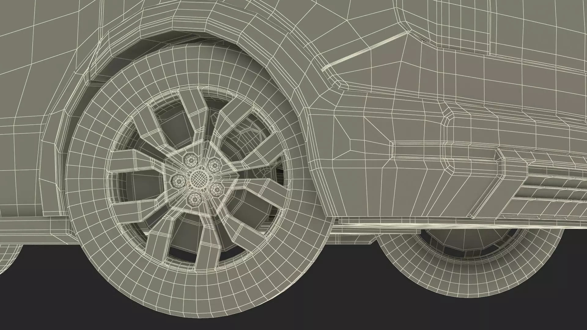 Minibus Electric White Rigged for Maya 3D model_49