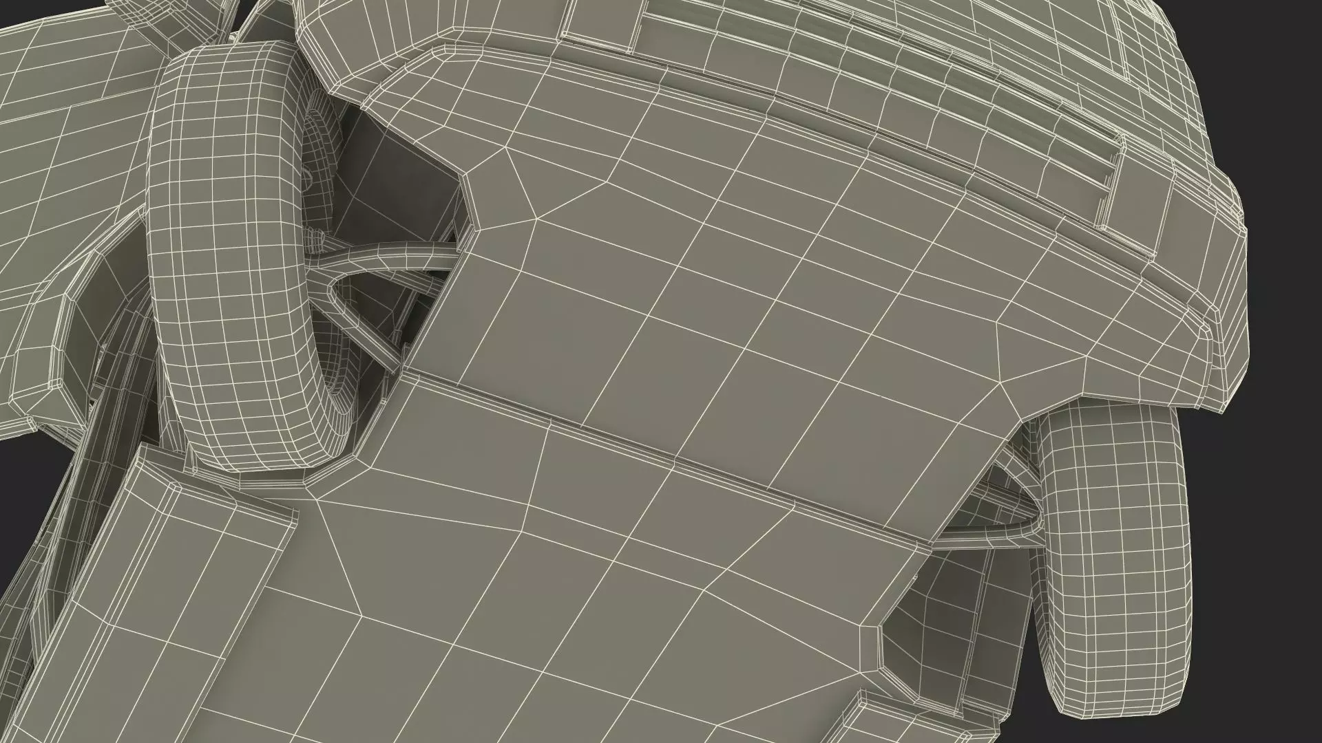 Minibus Electric White Rigged for Maya 3D model_55