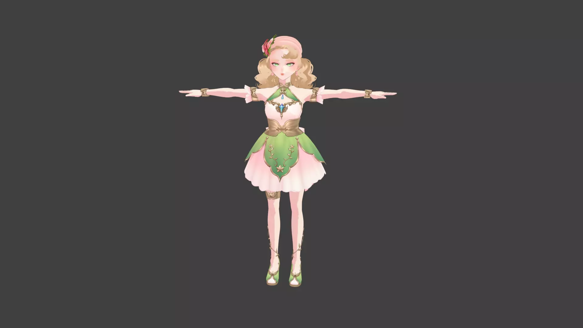 Lady Model 3D model_0
