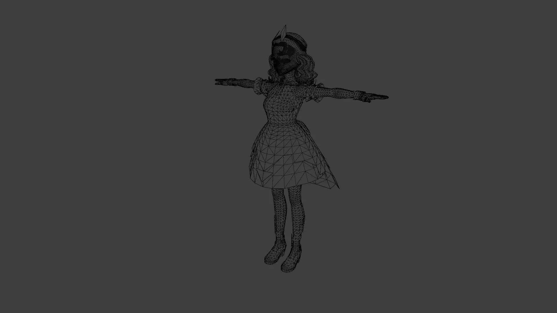 Lady Model 3D model_3