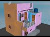 Indian Rural House  Low Poly Game Ready Residential 3D Model Low-poly 3D model_1