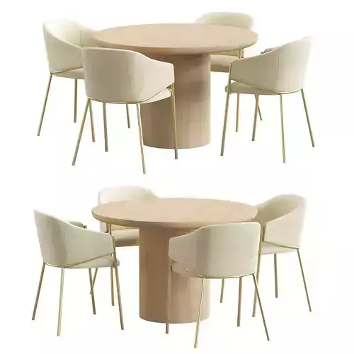 Dill dining chair and table