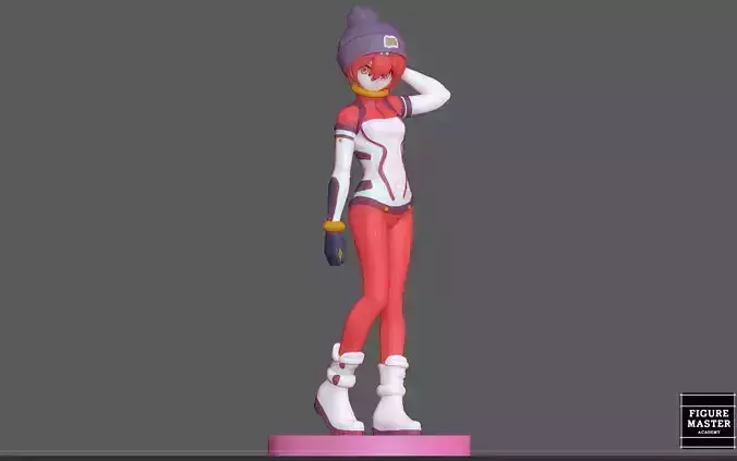 AMATE SUIT VERSION GUNDAM GQuuuuuuX CUTE GIRL ANIME 3D PRINT 3D print model