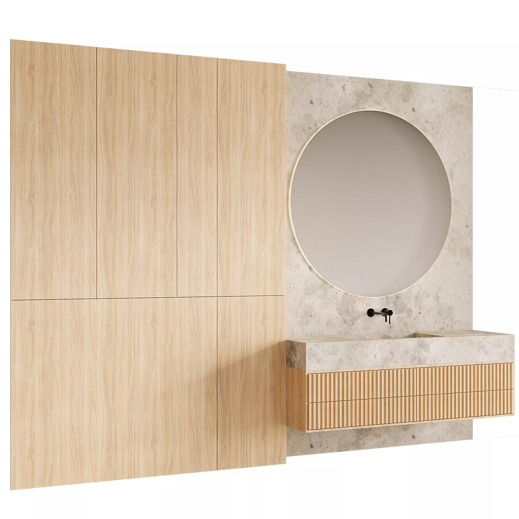 Bathroom furniture 02 Free 3D model