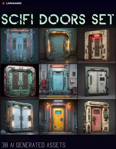 Sci-Fi Doors Set