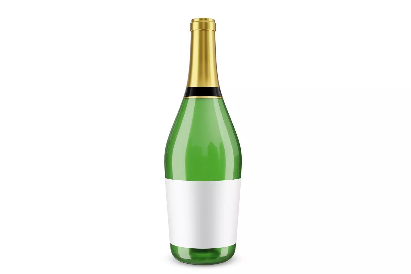Wine bottle collection 3D model_4