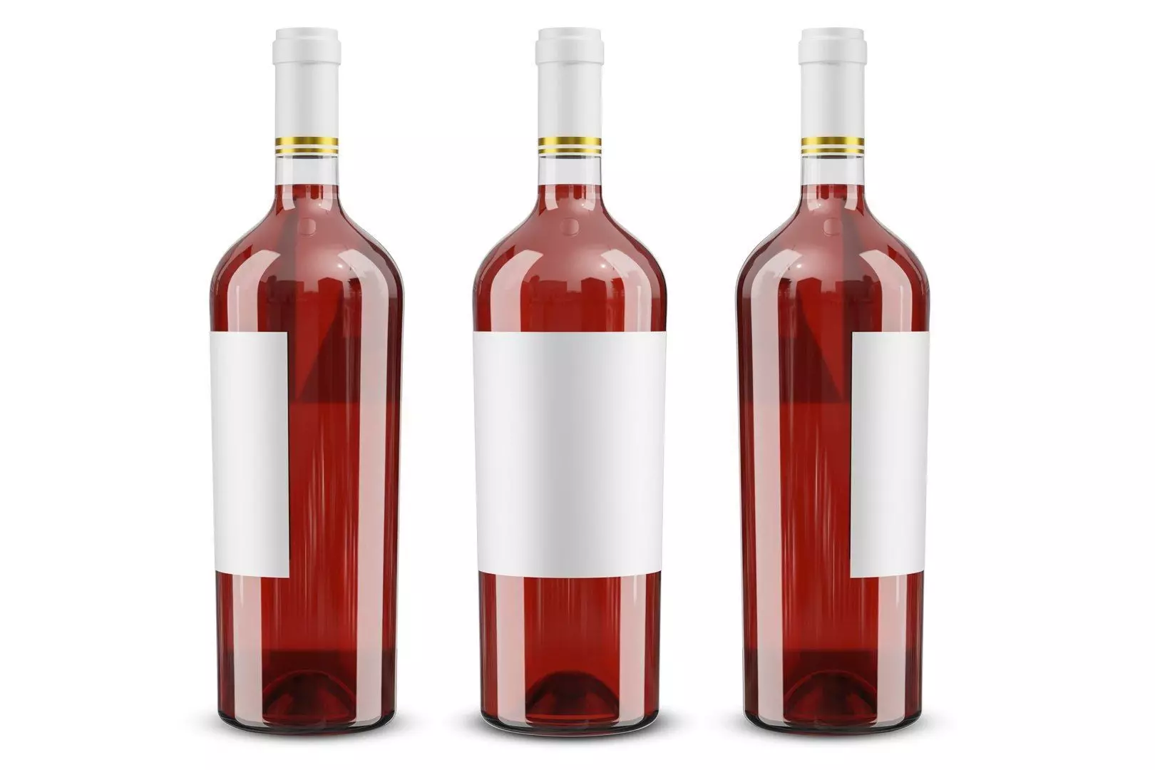 Wine bottle collection 3D model_5