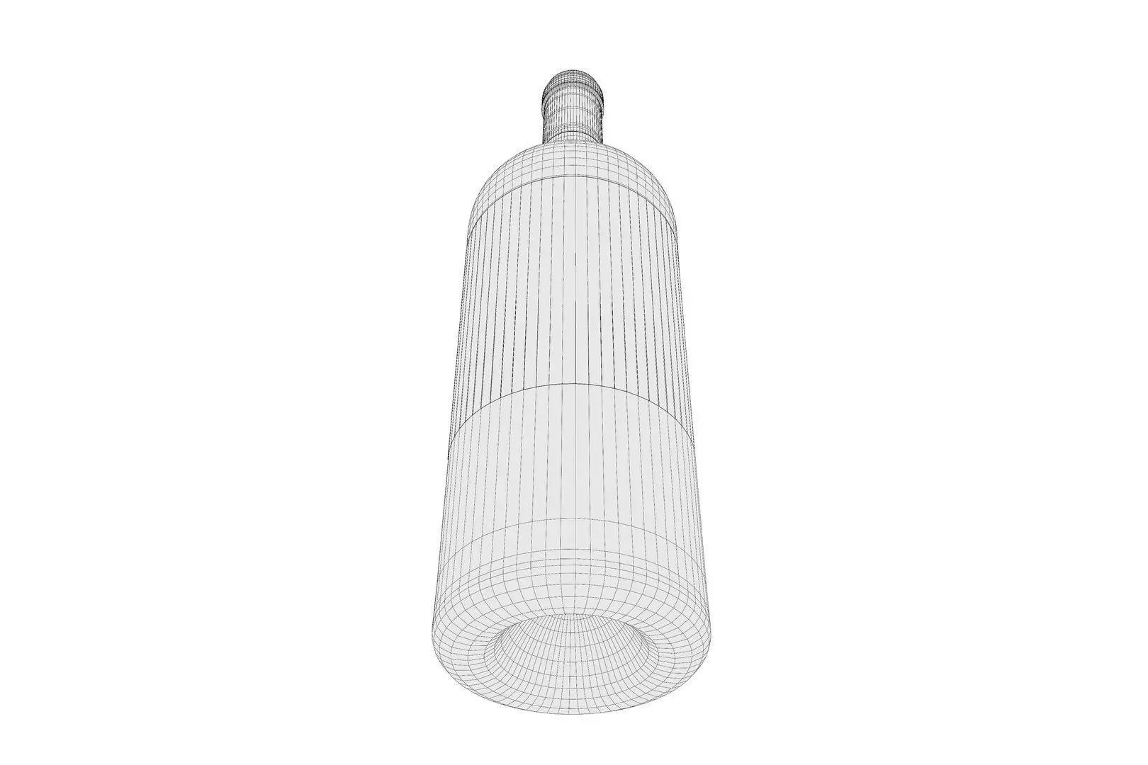 Wine bottle collection 3D model_13