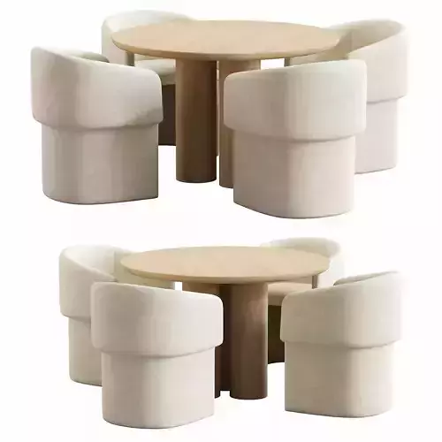 Clementine Dining chair and table