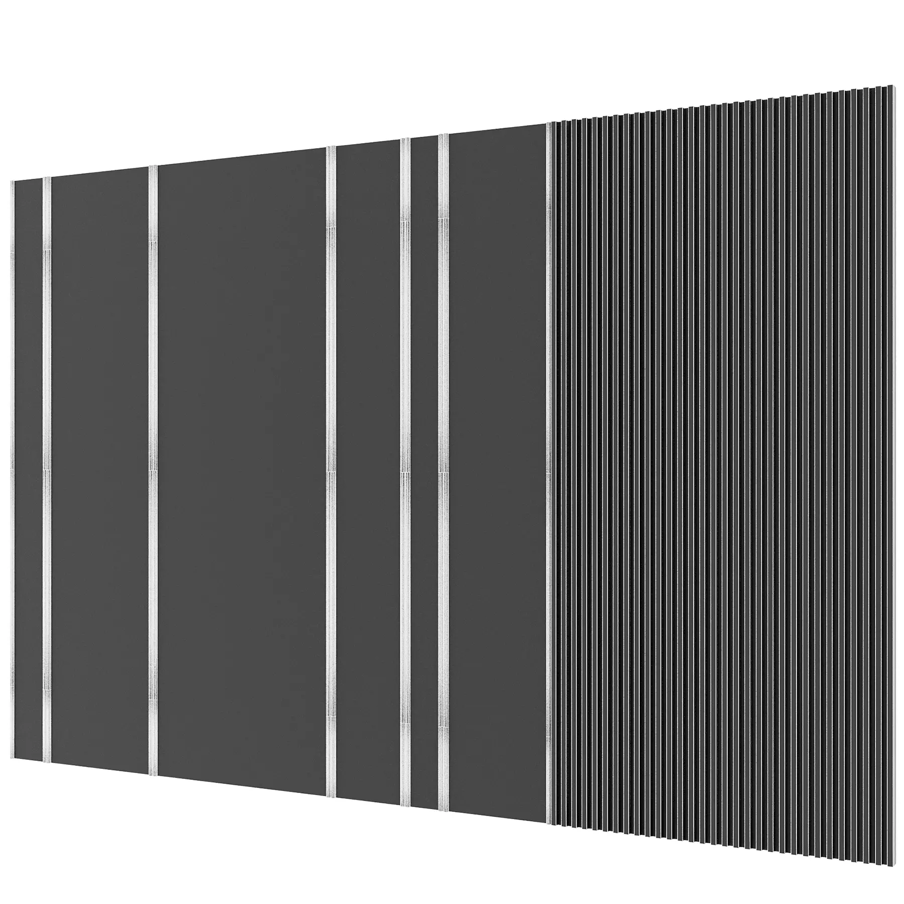 Headboard wall panel 009 Free 3D model_2