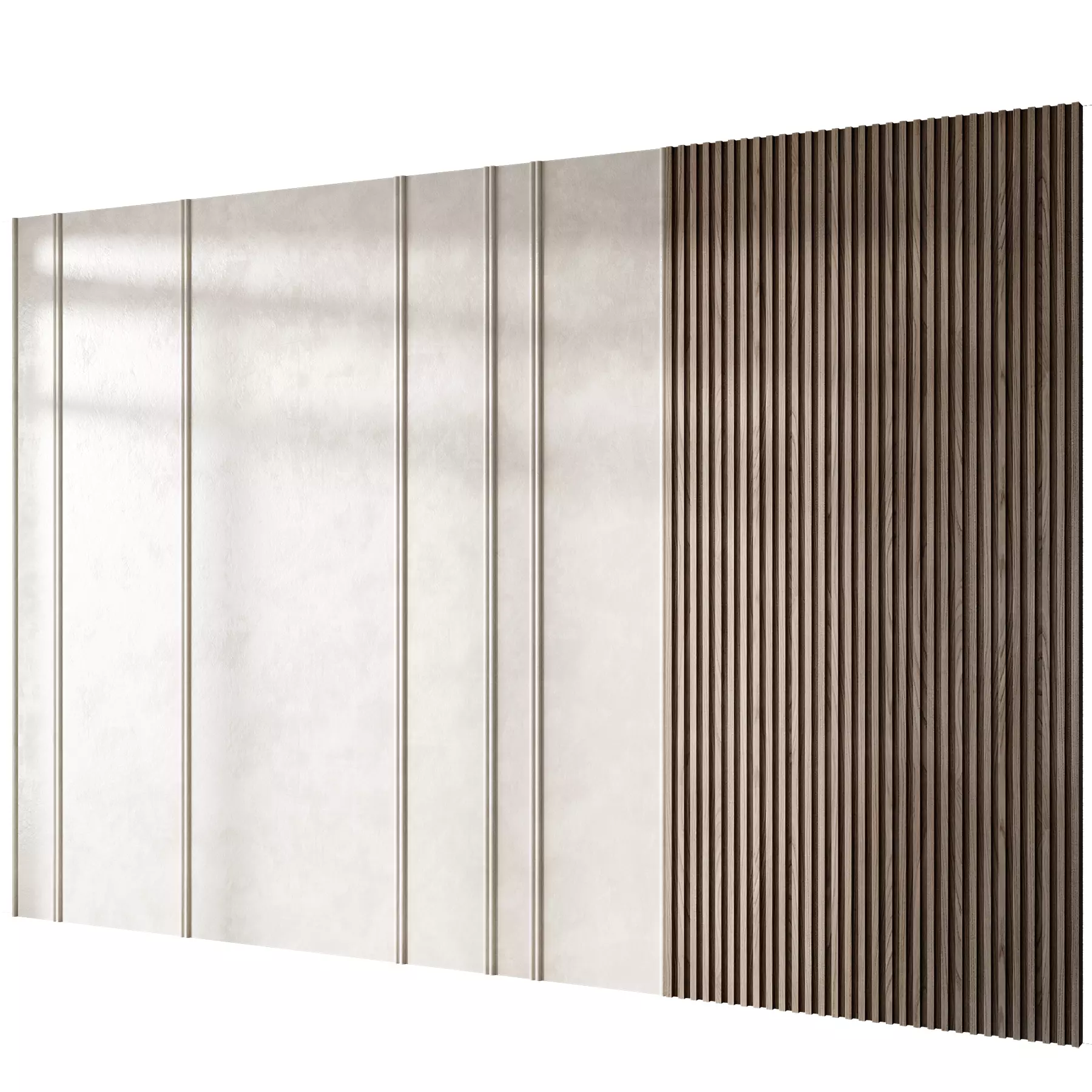 Headboard wall panel 009 Free 3D model_0