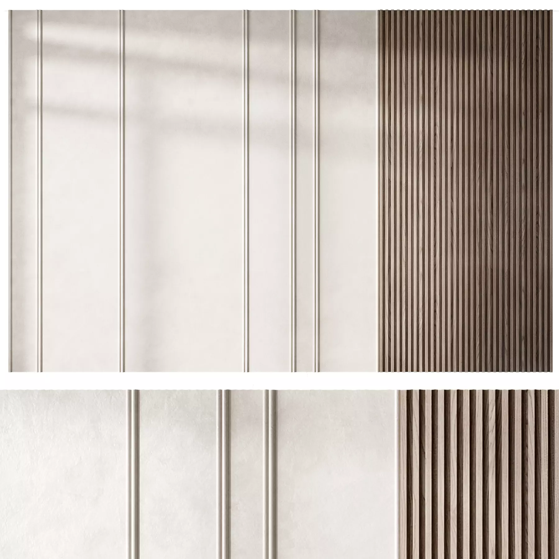 Headboard wall panel 009 Free 3D model_1