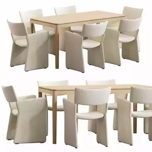 Crown easy chair and table