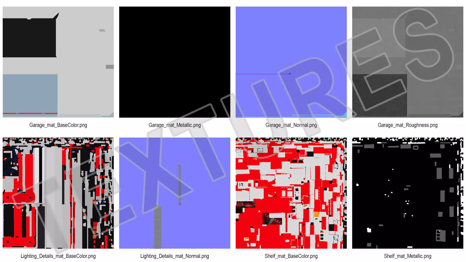 Formula 1 Garage Rigged 3D model_21