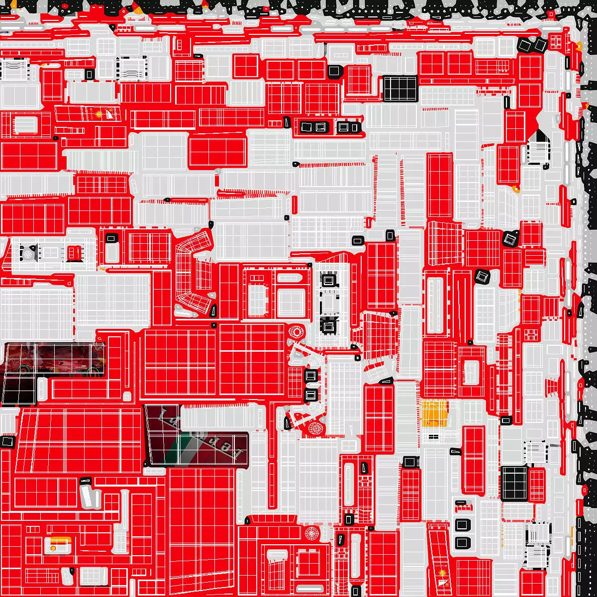 Formula 1 Garage Rigged 3D model_20
