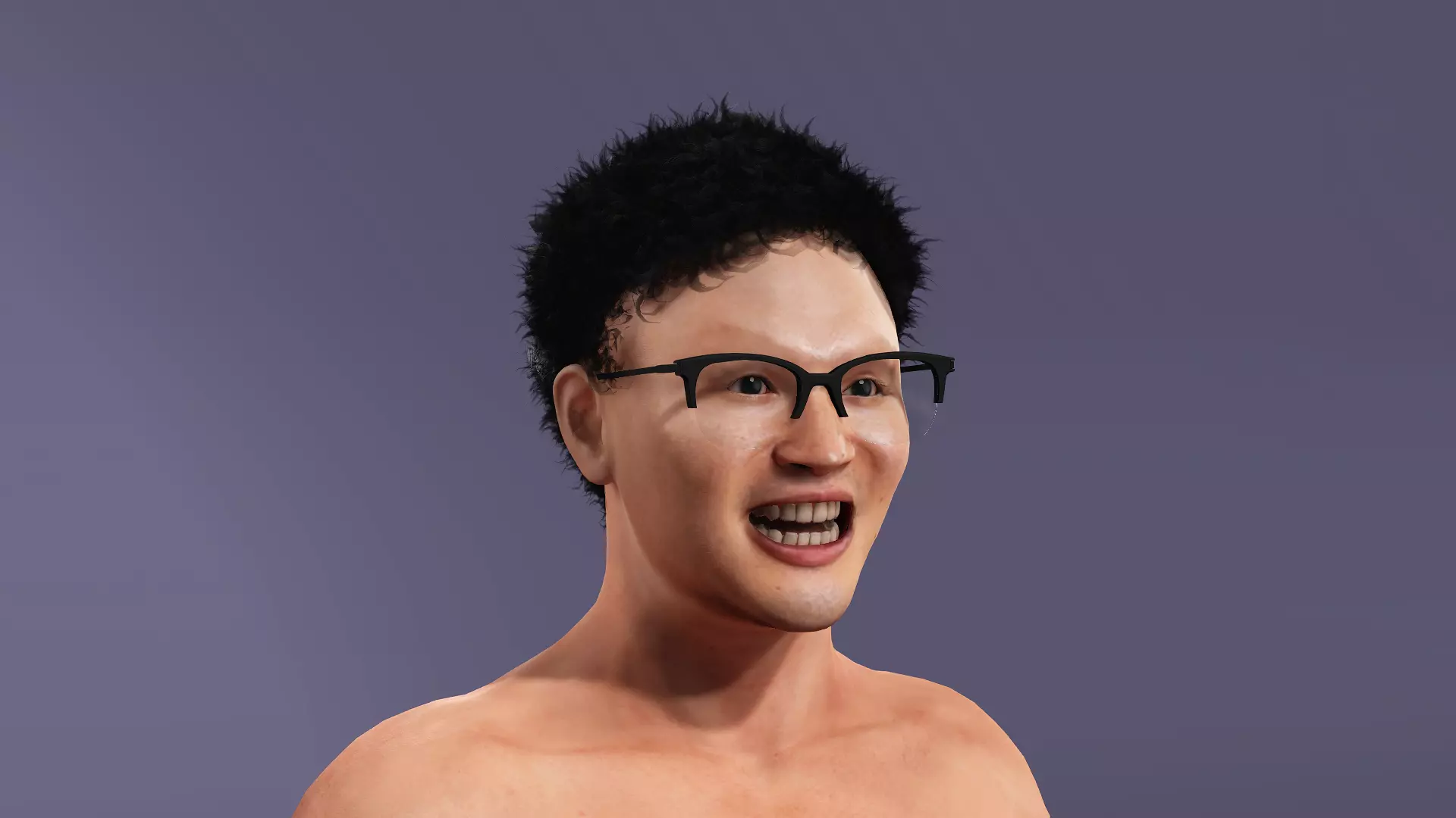 Japanese adult film actor Genjin Mori 3D model  3D model_16