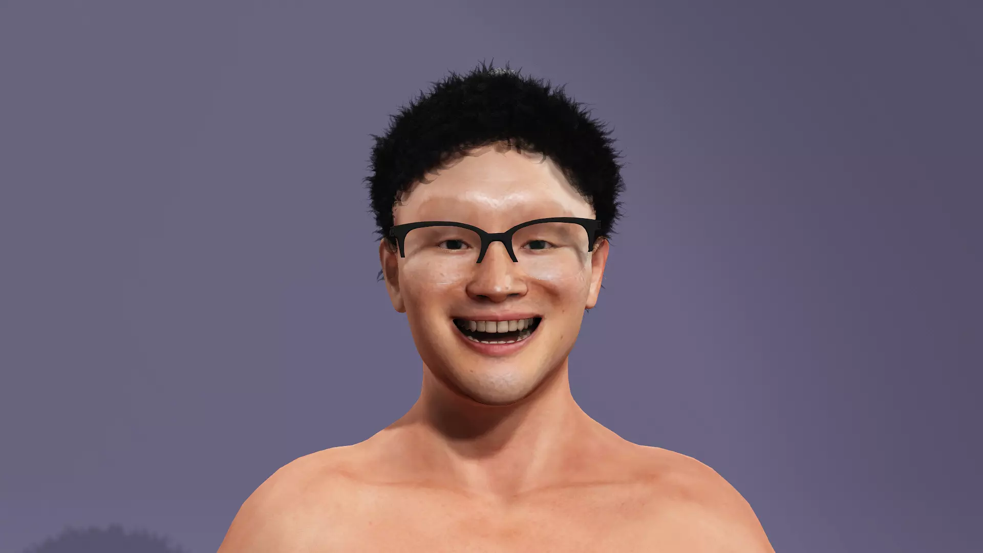Japanese adult film actor Genjin Mori 3D model  3D model_4