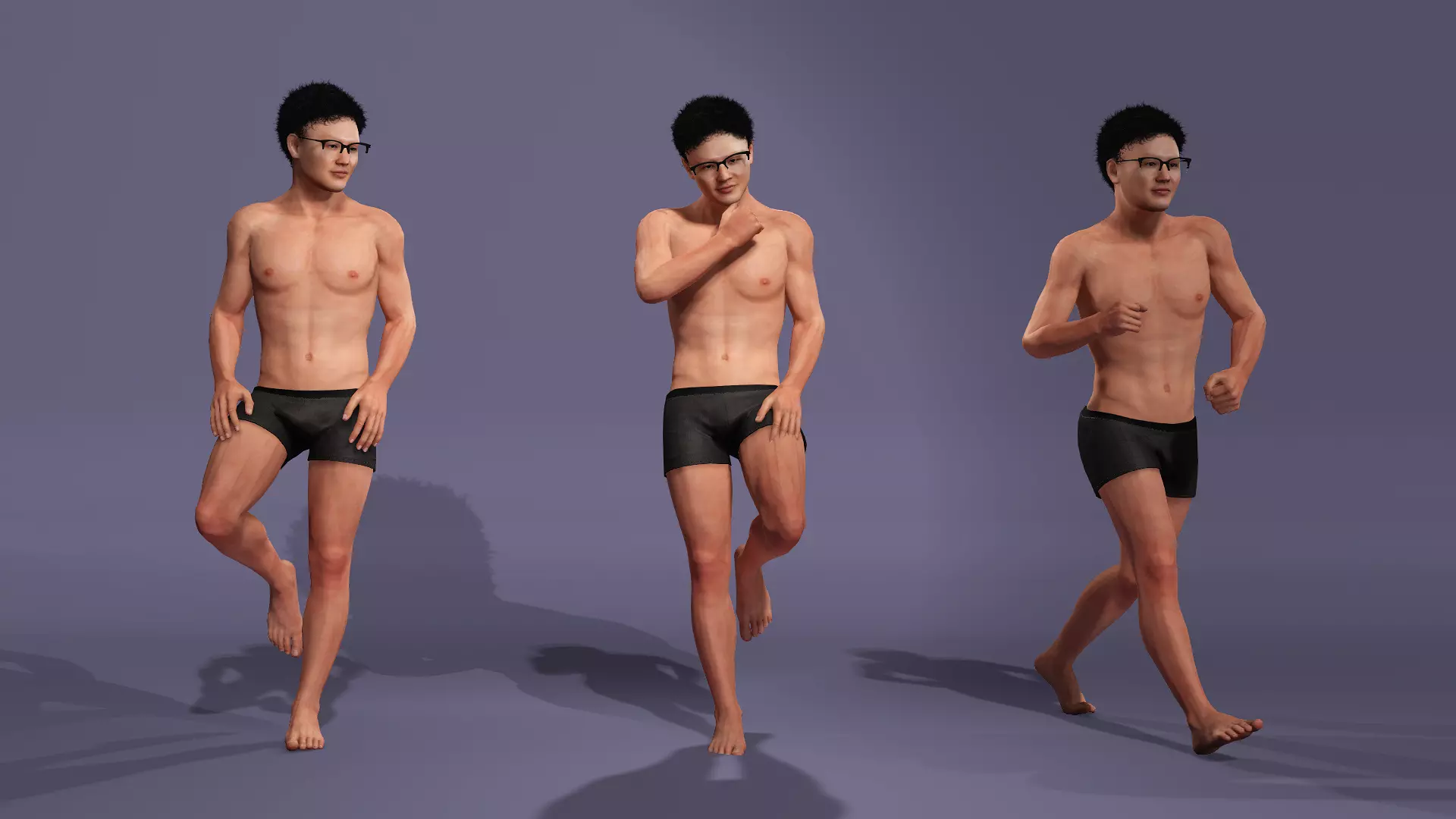 Japanese adult film actor Genjin Mori 3D model  3D model_2